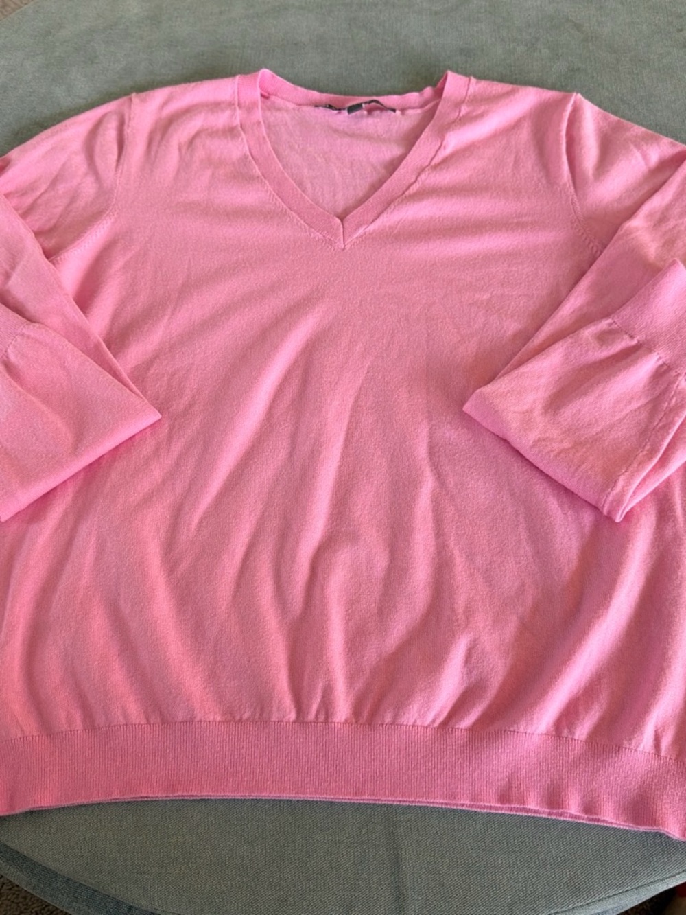 Elliott Lauren Pink V-Neck Sweater